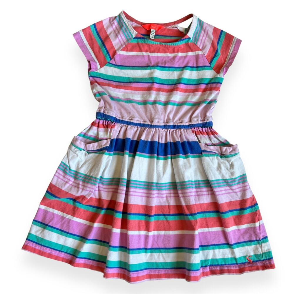 Joules Striped Pocket Dress